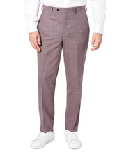Tallia Mens Slim Fit Berry Stripe Wool Suit Jacket 42S
