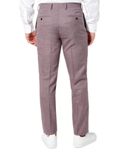 Tallia Men's Plaid Wool Blend Sportcoat Plum 38S