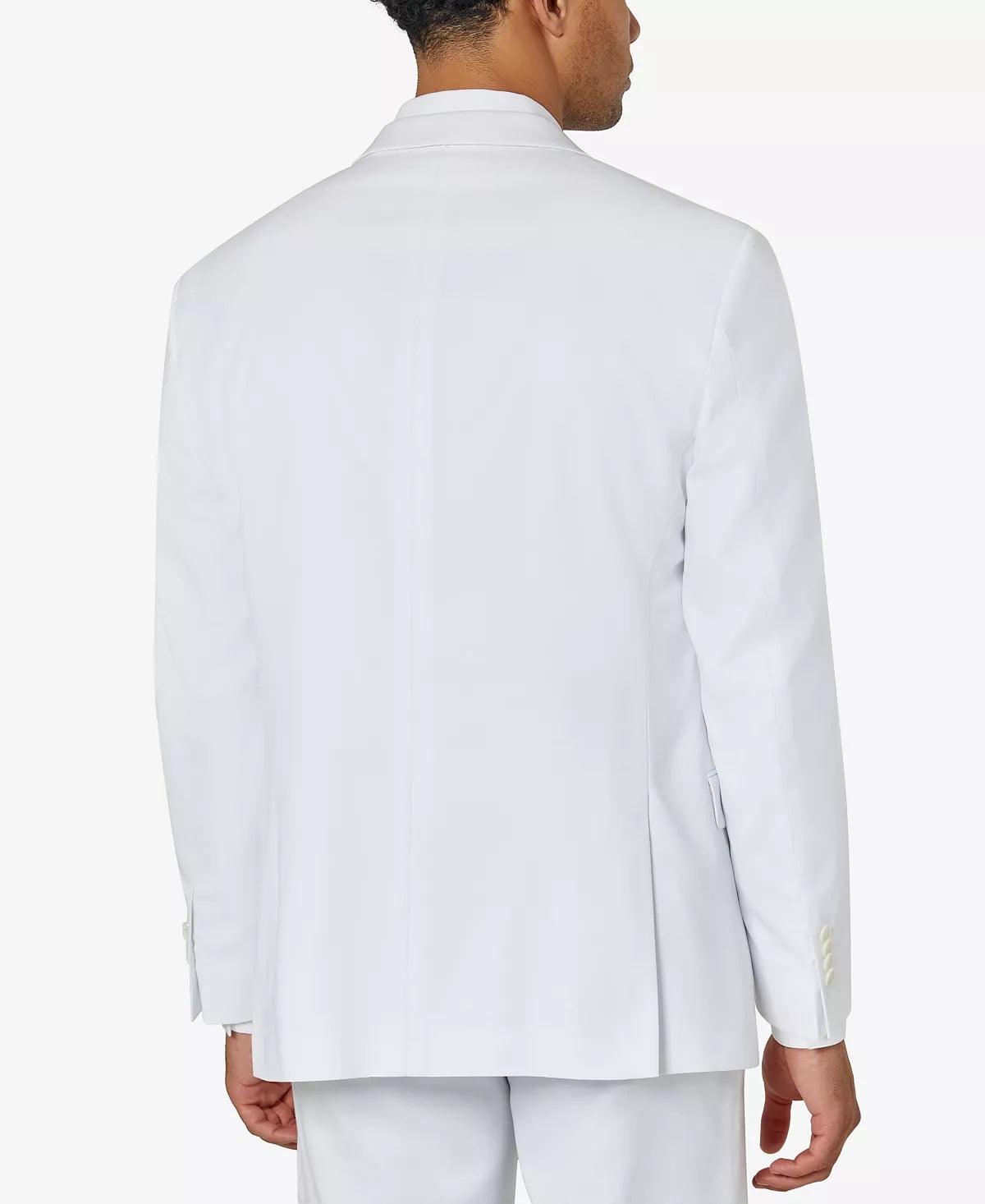 Sean John Mens Classic fit Suit Jacket Blazer 38 R White Solid