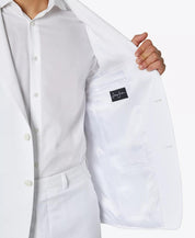Sean John Mens Classic fit Suit Jacket Blazer 38 R White Solid