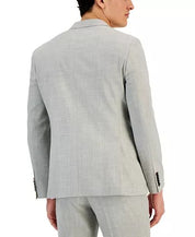 Hugo by Hugo Boss Men's Modern-Fit Superflex Suit Jacket 36R Light Grey