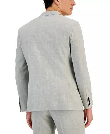 Hugo by Hugo Boss Men's Modern-Fit Superflex Suit Jacket 36R Light Grey