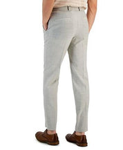 HUGO BOSS Mens Modern-Fit Superflex Dress Pants 36 x 32 Light Grey Wool
