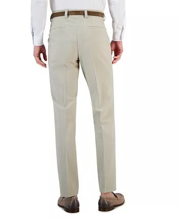 Hugo Boss Men's Modern-Fit Superflex Tan Dress Pants Size 40 x 32