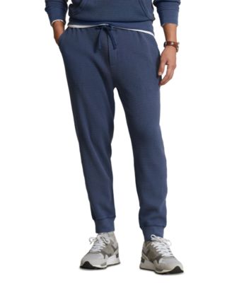 Polo Ralph Lauren Mens Waffle-Knit Jogger Pants Clancy Blue XL