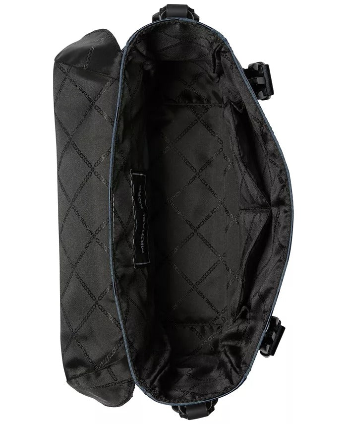 Michael Kors Men's Modern Camo Logo Bike Bag Navy Blue