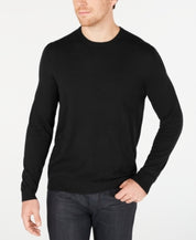 Alfani Men's Long Sleeve Crewneck Sweater Black 2XL