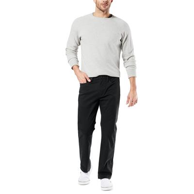 Dockers Men's Jean Cut Supreme Flex Straight Fit Pants Black 34 x 30
