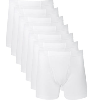 Alfani Mens 7 Pack Boxer Briefs Underwear White Small