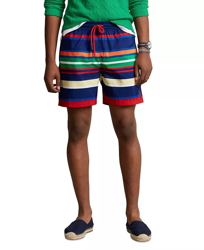 Polo Ralph Lauren Men's 5-3/4" Traveler Classic Swim Trunks Small Blue