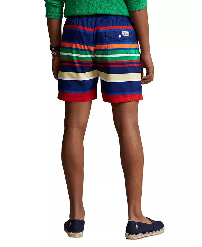 Polo Ralph Lauren Men's 5-3/4" Traveler Classic Swim Trunks Small Blue