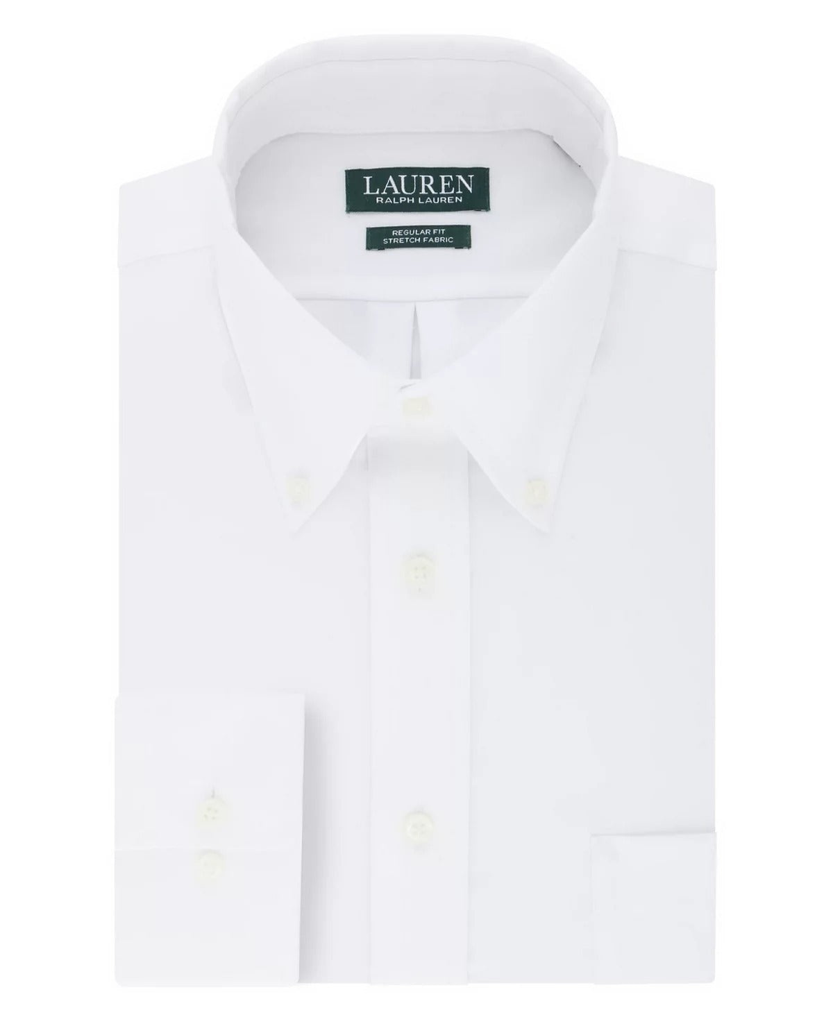 Lauren Ralph Lauren Men's Ultra Flex Stretch White Dress Shirt 14.5 32 33