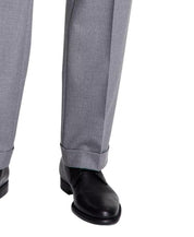 Michael Kors Mens Pleated Classic fit Dress Pants 33 / 30 Gray Solid