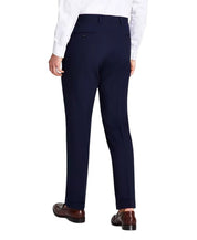 Michael Kors Mens Classic fit Pleated Dress Pants 40 / 30 Navy Blue Solid