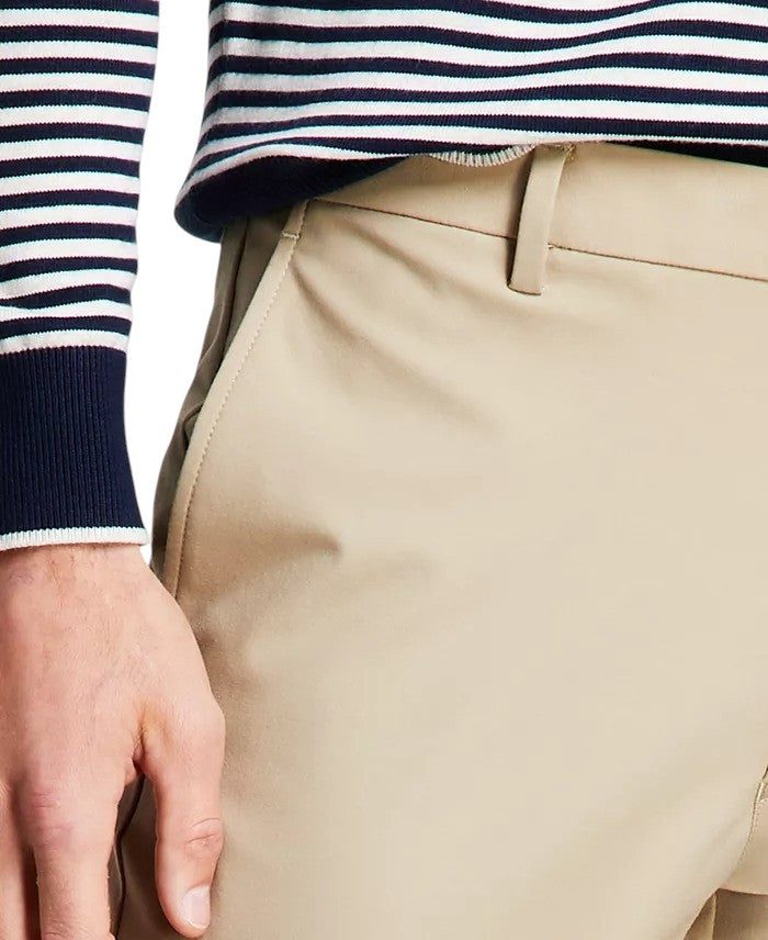Michael Kors Mens Classic fit Cotton Dress Pants 34 / 30 Tan Beige Solid