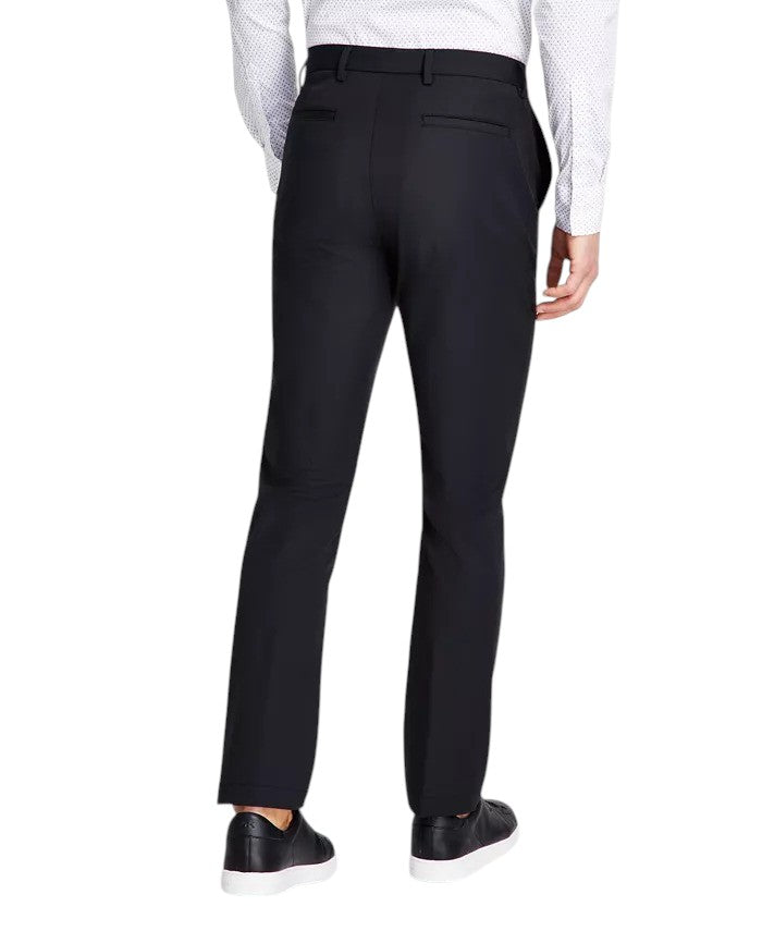 Michael Kors Mens Classic fit Cotton Dress Pants 38 / 30 Black Solid