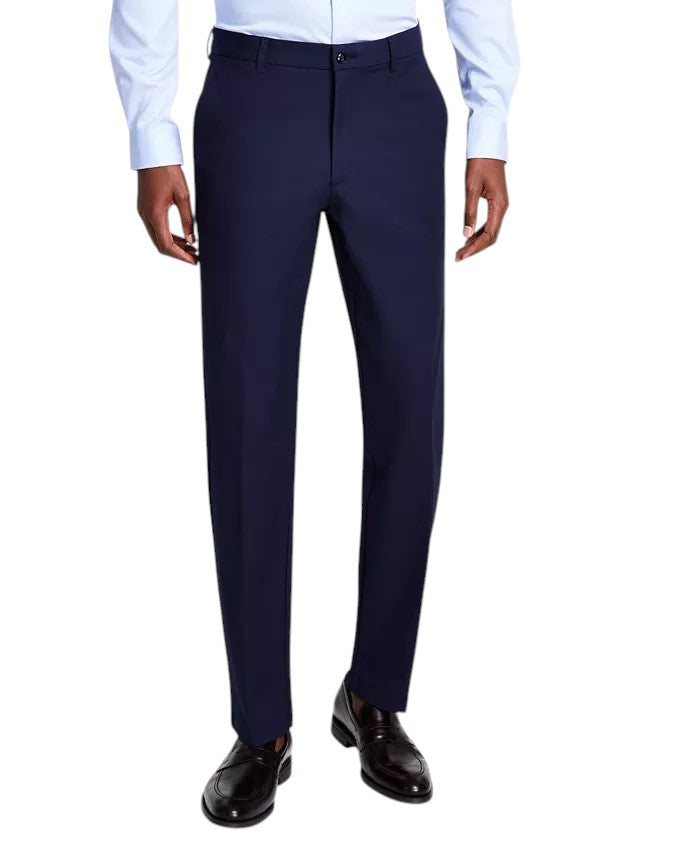 Michael Kors Mens Classic fit Cotton Dress Pants 30 / 32 Navy  Blue Solid