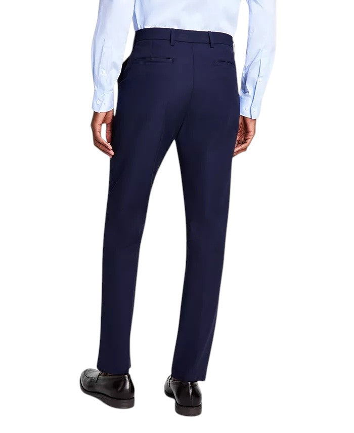 Michael Kors Mens Classic fit Cotton Dress Pants 34 / 34 Blue Solid