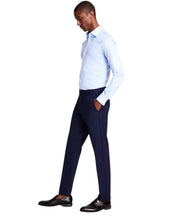 Michael Kors Mens Classic fit Cotton Dress Pants 34 / 34 Blue Solid