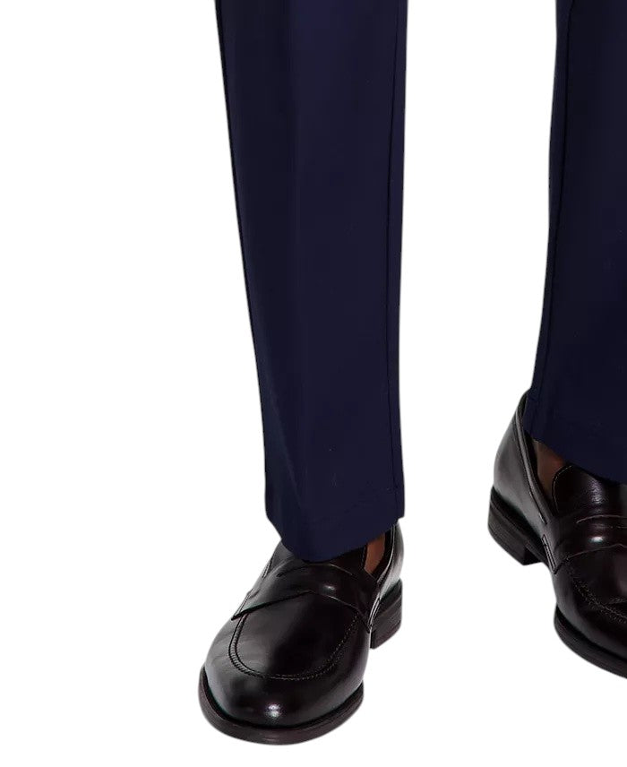 Michael Kors Mens Classic fit Cotton Dress Pants 31 / 32 Navy  Blue Solid