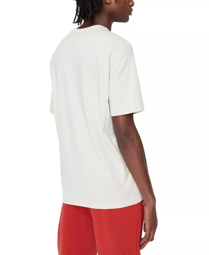 AX Armani Exchange Comfort-Fit Logo T Shirt Medium White Pepper