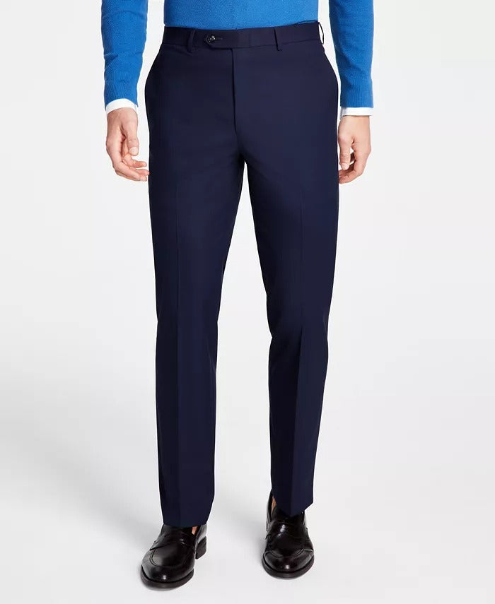 Michael Kors Mens Classic fit Dress Pants 36 / 29 Navy Blue Solid