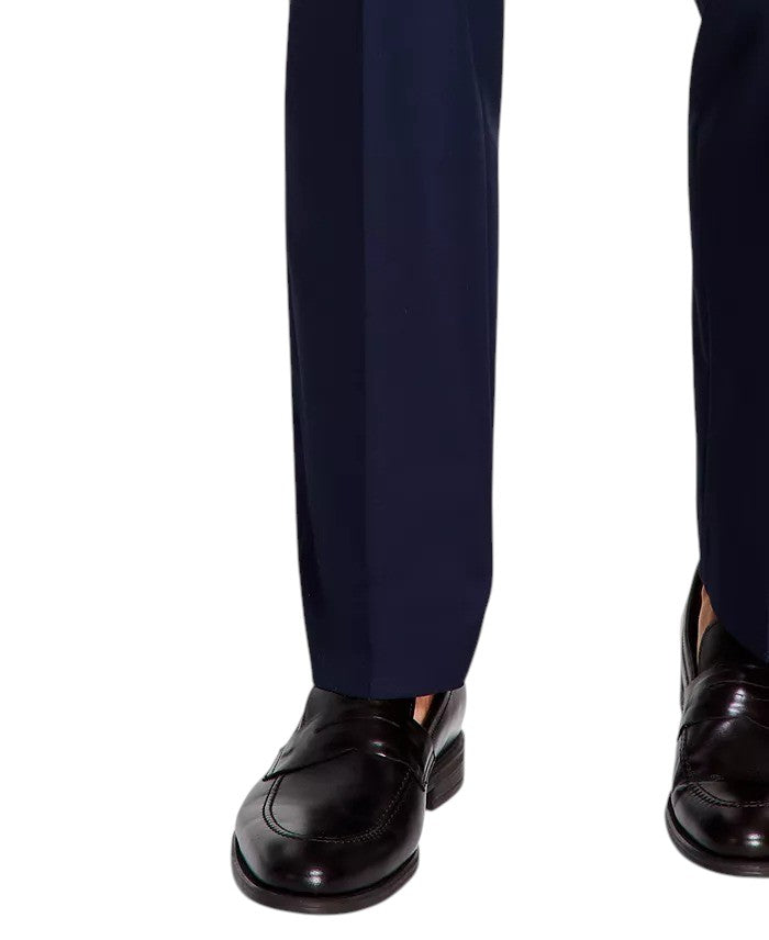 Michael Kors Mens Classic fit Dress Pants 36 / 30 Navy Blue Solid Stretch