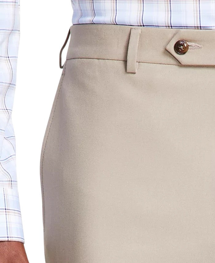 Michael Kors Mens Classic fit Dress Pants 38 / 30 Beige Solid Stretch