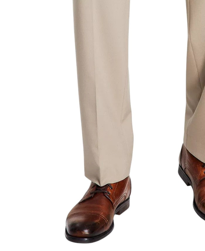 Michael Kors Mens Classic fit Dress Pants 40 / 30 Tan Beige Solid