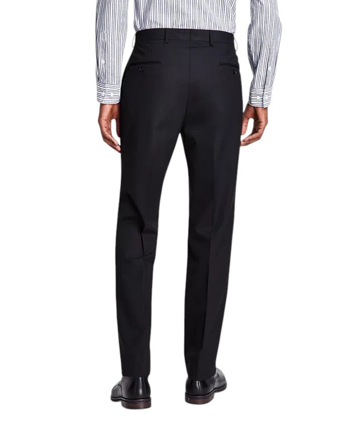 Michael Kors Mens Classic fit Dress Pants 42 / 32 Black Solid Stretch