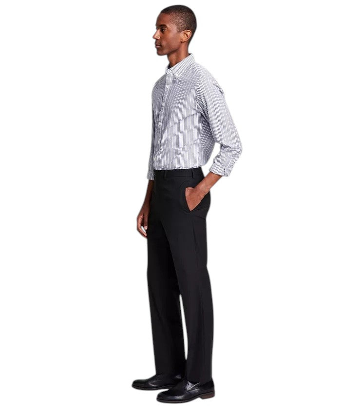 Michael Kors Mens Classic fit Dress Pants 42 / 32 Black Solid Stretch