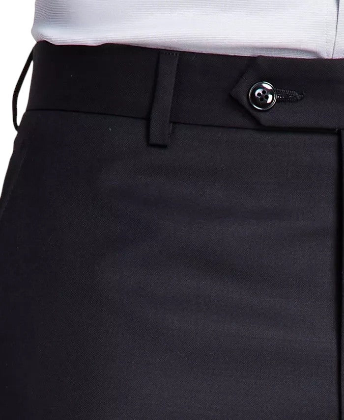 Michael Kors Mens Classic fit Wool Dress Pants 40 / 34 Black Solid