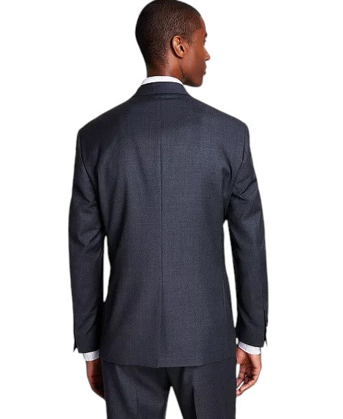 Michael Kors Mens Classic fit Wool Suit Jacket Blazer 46 R Dark Grey Solid