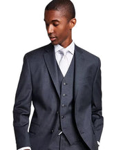 Michael Kors Mens Classic fit Wool Suit Jacket Blazer 46 R Dark Grey Solid