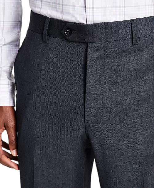 Michael Kors Mens Classic fit Wool Dress Pants 34 / 30 Charcoal  Grey Solid
