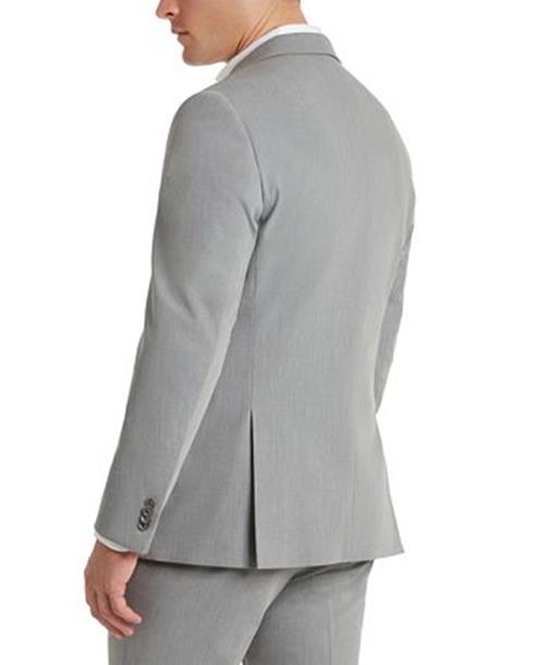 Kenneth Cole Reaction Mens Slim fit Suit Jacket Blazer 48 R Grey