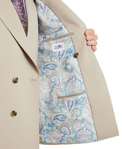 Tayion Collection Men's Classic-Fit Tan Suit Jacket 42S
