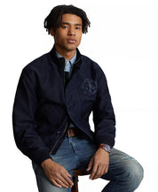 Polo Ralph Lauren Men's Graphic Deck Jacket Coat Aviator Navy Blue XL