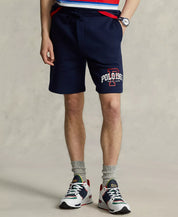 Polo Ralph Lauren Men's 8 1/2 Inch Logo Fleece Sweat Shorts Small Cruise Navy