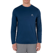 Guy Harvey Mens Core Sun Protection Long Sleeve Shirt Estate Blue XL