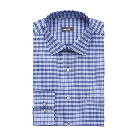 Men's Van Heusen Slim-Fit Spread-Collar Stain Shield Dress Shirt 15.5 32 33