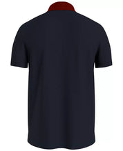 Tommy Hilfiger Men's Patch Colorblock Ivy Short Sleeve Polo SHirt Navy Small