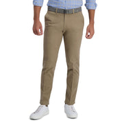Haggar Mens Straight fit Chinos Pants 32 / 30 Beige Solid