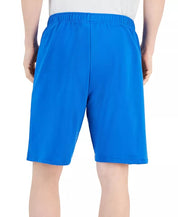 Lacoste Men's Knit Logo Lounge Shorts Medium Blue