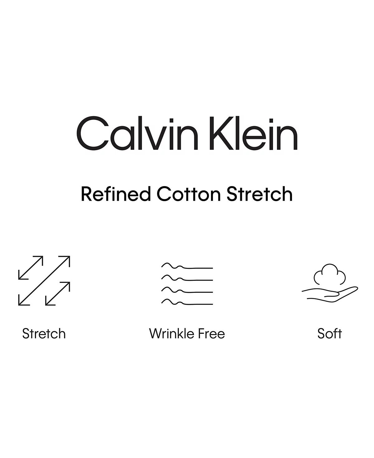Calvin Klein Mens Regular fit Dress Shirt Medium 15 in 34-35 Blue Check