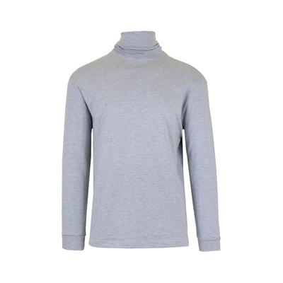Galaxy by Harvic Men's Long Sleeve Turtle Neck T Shirt Grey Medium