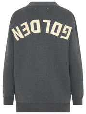 GOLDEN GOOSE Womens Darnelle Basic Cardigan Sweater Small Grey