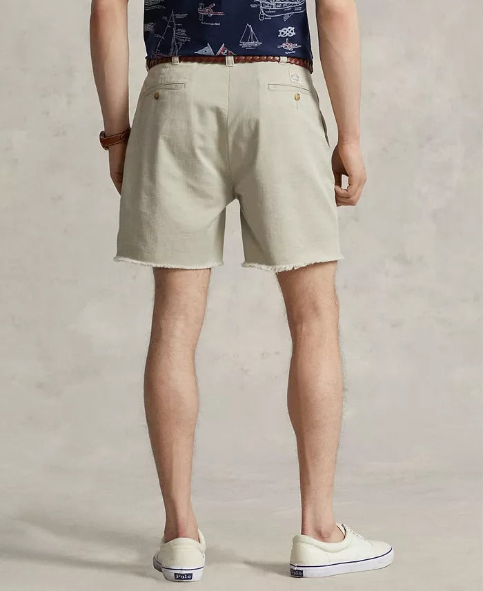 Polo Ralph Lauren Men's 6-Inch Burroughs Relaxed Fit Chino Cutt Off Shorts 33