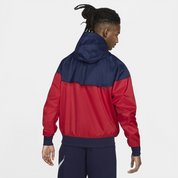 Nike Men's Zip Windrunner Jacket Red White Medium WInd breaker