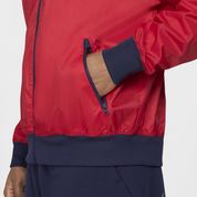 Nike Men's Zip Windrunner Jacket Red White Medium WInd breaker